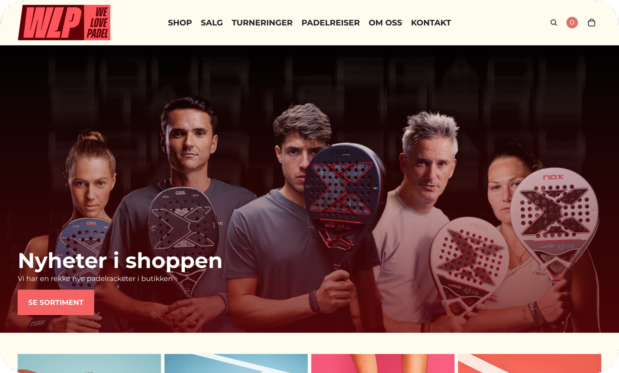 WLP - moderne netbutikk laget på Shopify